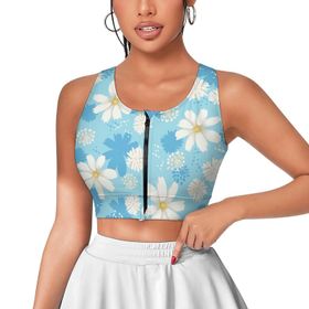 AILLOSA Activewear 3D Baskılı Desen YH-492 Askılı Kadın Atlet