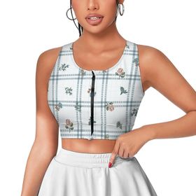AILLOSA Activewear 3D Baskılı Desen YH-501 Askılı Kadın Atlet