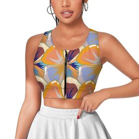 AILLOSA Activewear 3D Baskılı Desen YH-507 Askılı Kadın Atlet