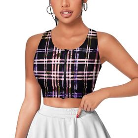 AILLOSA Activewear 3D Baskılı Desen YH-514 Askılı Kadın Atlet