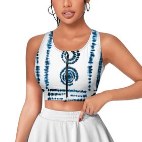 AILLOSA Activewear 3D Baskılı Desen YH-517 Askılı Kadın Atlet