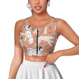 AILLOSA Activewear 3D Baskılı Desen YH-520 Askılı Kadın Atlet