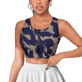 AILLOSA Activewear 3D Baskılı Desen YH-535 Askılı Kadın Atlet