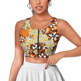 AILLOSA Activewear 3D Baskılı Desen YH-550 Askılı Kadın Atlet