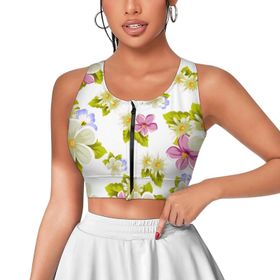 AILLOSA Activewear 3D Baskılı Desen YH-551 Askılı Kadın Atlet