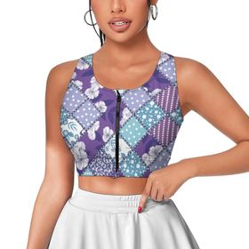 AILLOSA Activewear 3D Baskılı Desen YH-552 Askılı Kadın Atlet