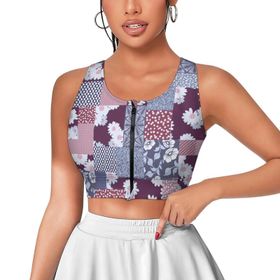 AILLOSA Activewear 3D Baskılı Desen YH-556 Askılı Kadın Atlet