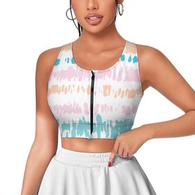 AILLOSA Activewear 3D Baskılı Desen YH-564 Askılı Kadın Atlet