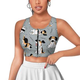 AILLOSA Activewear 3D Baskılı Desen YH-568 Askılı Kadın Atlet