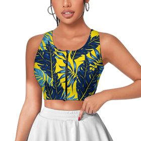 AILLOSA Activewear 3D Baskılı Desen YH-571 Askılı Kadın Atlet
