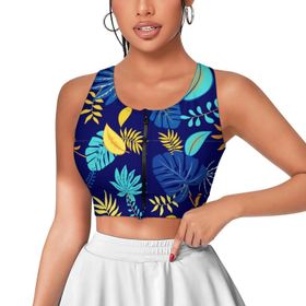 AILLOSA Activewear 3D Baskılı Desen YH-577 Askılı Kadın Atlet