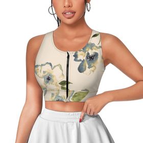 AILLOSA Activewear 3D Baskılı Desen YH-58 Askılı Kadın Atlet