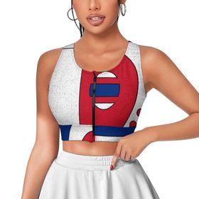 AILLOSA Activewear 3D Baskılı Desen YH-593 Askılı Kadın Atlet