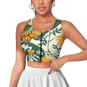 AILLOSA Activewear 3D Baskılı Desen YH-597 Askılı Kadın Atlet