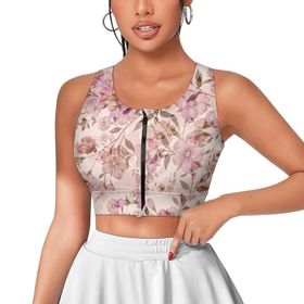 AILLOSA Activewear 3D Baskılı Desen YH-60 Askılı Kadın Atlet