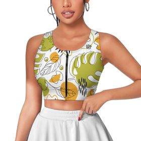 AILLOSA Activewear 3D Baskılı Desen YH-602 Askılı Kadın Atlet