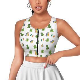 AILLOSA Activewear 3D Baskılı Desen YH-630 Askılı Kadın Atlet