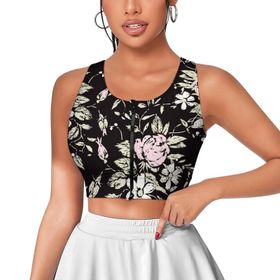AILLOSA Activewear 3D Baskılı Desen YH-657 Askılı Kadın Atlet