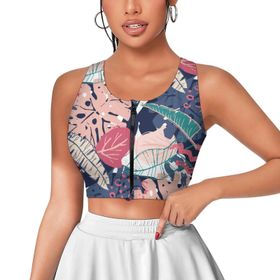 AILLOSA Activewear 3D Baskılı Desen YH-659 Askılı Kadın Atlet