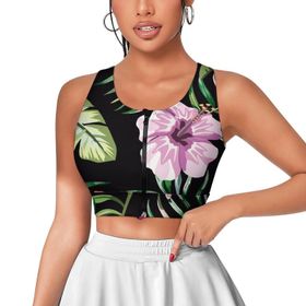 AILLOSA Activewear 3D Baskılı Desen YH-66 Askılı Kadın Atlet
