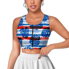 AILLOSA Activewear 3D Baskılı Desen YH-662 Askılı Kadın Atlet