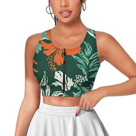 AILLOSA Activewear 3D Baskılı Desen YH-68 Askılı Kadın Atlet