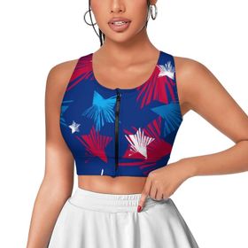 AILLOSA Activewear 3D Baskılı Desen YH-691 Askılı Kadın Atlet