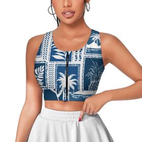 AILLOSA Activewear 3D Baskılı Desen YH-695 Askılı Kadın Atlet