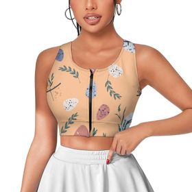 AILLOSA Activewear 3D Baskılı Desen YH-704 Askılı Kadın Atlet