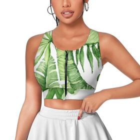 AILLOSA Activewear 3D Baskılı Desen YH-89 Askılı Kadın Atlet