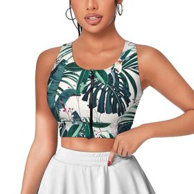 AILLOSA Activewear 3D Baskılı Desen YH-90 Askılı Kadın Atlet