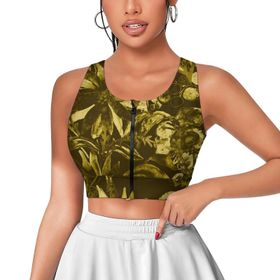 AILLOSA Activewear 3D Baskılı Desen YH-94 Askılı Kadın Atlet
