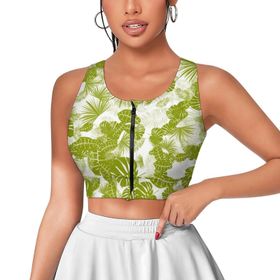 AILLOSA Activewear 3D Baskılı Desen YH-95 Askılı Kadın Atlet