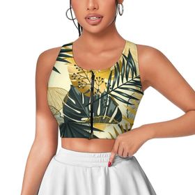 AILLOSA Activewear 3D Baskılı Desen YH-97 Askılı Kadın Atlet