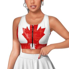 AILLOSA Activewear Tank Top 3D Baskılı Desen Flag-126 Askılı Kadın Atlet