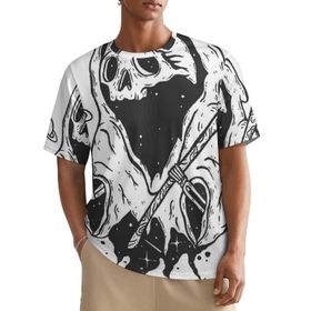 AILLOSA All Over CGF-01 Kısa Kollu Baskılı Erkek T-shirt