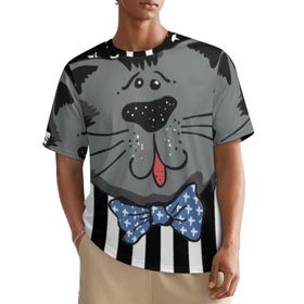 AILLOSA All Over FLAG-05 Kısa Kollu Baskılı Erkek T-shirt