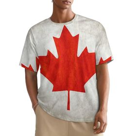 AILLOSA All Over FLAG-100 Kısa Kollu Baskılı Erkek T-shirt