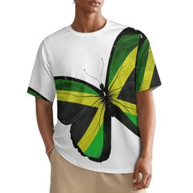 AILLOSA All Over FLAG-103 Kısa Kollu Baskılı Erkek T-shirt