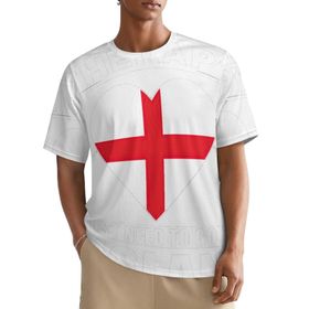AILLOSA All Over FLAG-109 Kısa Kollu Baskılı Erkek T-shirt