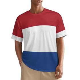 AILLOSA All Over FLAG-12 Kısa Kollu Baskılı Erkek T-shirt