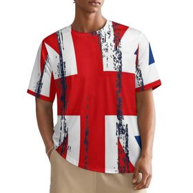 AILLOSA All Over FLAG-123 Kısa Kollu Baskılı Erkek T-shirt