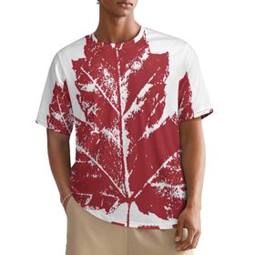 AILLOSA All Over FLAG-124 Kısa Kollu Baskılı Erkek T-shirt