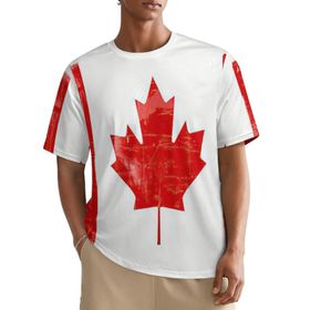 AILLOSA All Over FLAG-126 Kısa Kollu Baskılı Erkek T-shirt
