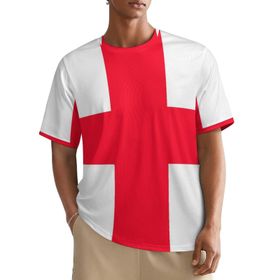 AILLOSA All Over FLAG-131 Kısa Kollu Baskılı Erkek T-shirt