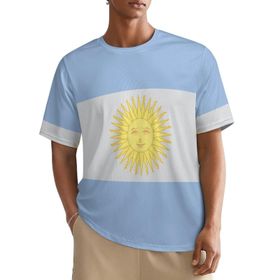 AILLOSA All Over FLAG-134 Kısa Kollu Baskılı Erkek T-shirt
