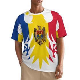 AILLOSA All Over FLAG-136 Kısa Kollu Baskılı Erkek T-shirt