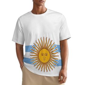 AILLOSA All Over FLAG-137 Kısa Kollu Baskılı Erkek T-shirt