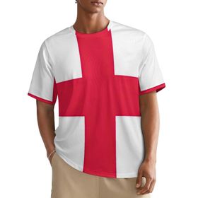 AILLOSA All Over FLAG-140 Kısa Kollu Baskılı Erkek T-shirt