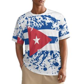 AILLOSA All Over FLAG-148 Kısa Kollu Baskılı Erkek T-shirt